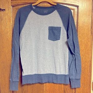 J. Crew Color Blue Color Block Top